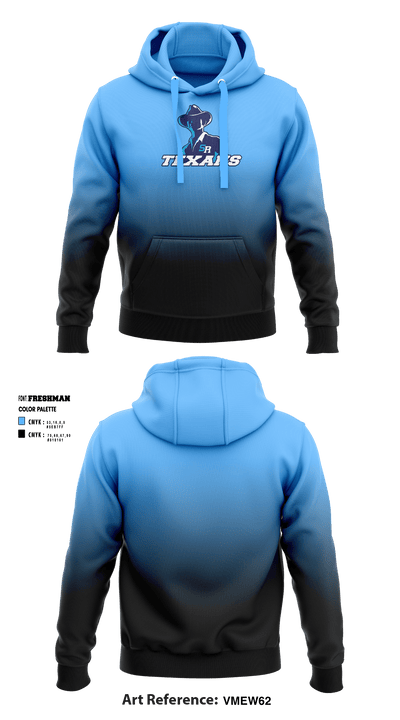 Sam Rayburn High School Cross Country 61972841 Hoodie - 1