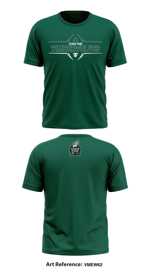 Short Sleeve Performance Shirt, Cedar Park Timberwolves, Football, Teamtime, Team time, sublimation, custom sports apparel, team uniforms, spirit wear, spiritwear, sports uniforms, custom shirts, team store, custom team store, fundraiser sports, apparel fundraiser