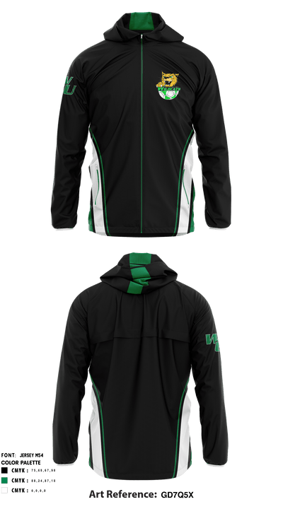 Wilmington University 40204458 Windbreaker - 1
