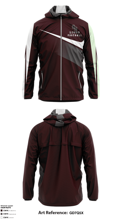 State College Lions Youth Football 41104710 Windbreaker - 1