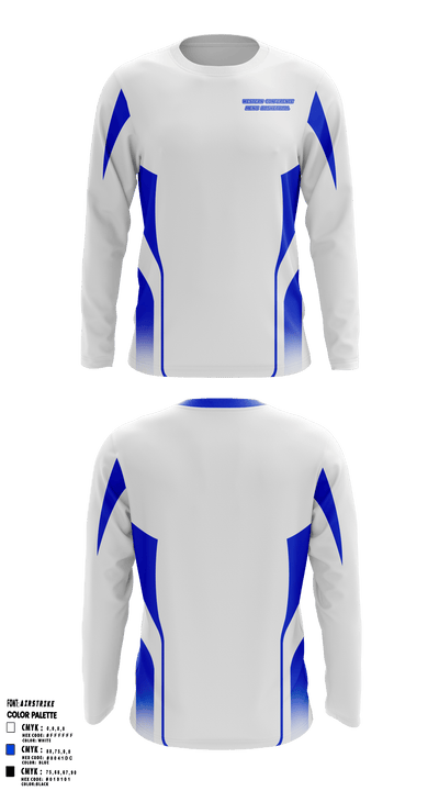 Western Basketball Conference 17228409 Long Sleeve Performance Shirt - 1