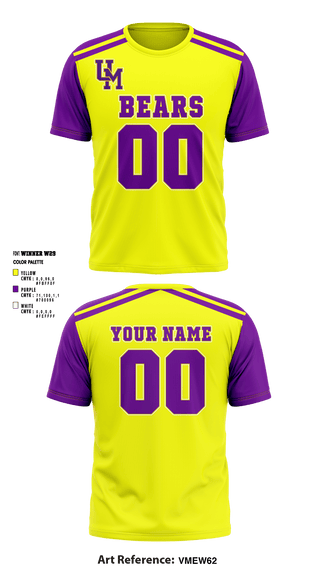 Short Sleeve Performance Shirt, Upper Moreland bears, Football, Teamtime, Team time, sublimation, custom sports apparel, team uniforms, spirit wear, spiritwear, sports uniforms, custom shirts, team store, custom team store, fundraiser sports, apparel fundraiser