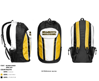 Gear Bag, Bellingrath Middle School Football, Football, Teamtime, Team time, sublimation, custom sports apparel, team uniforms, spirit wear, spiritwear, sports uniforms, custom shirts, team store, custom team store, fundraiser sports, apparel fundraiser