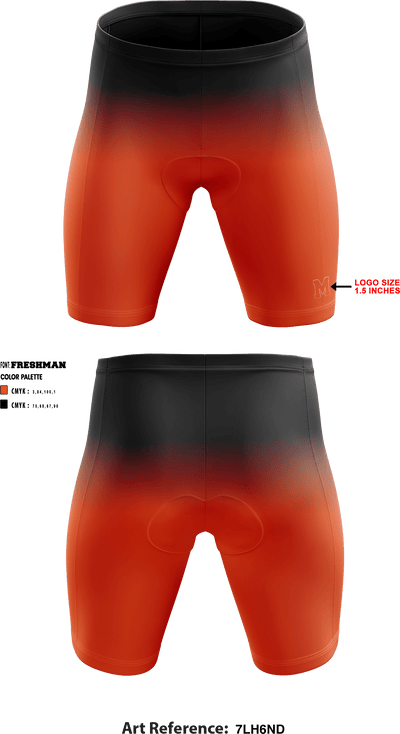 Montville High School Cross Country 3838797 Men's Compression Shorts - 3