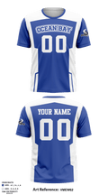 Ocean Bay Middle School Football 5142363 Short Sleeve Performance Shirt - 1