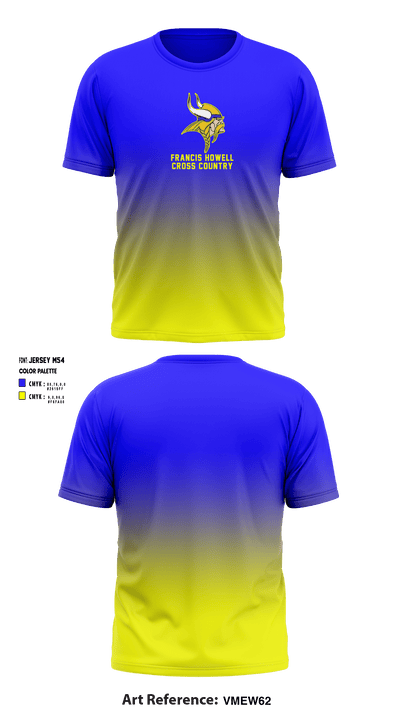 Francis Howell High School Cross Country 97888857 Short Sleeve Performance Shirt - 1