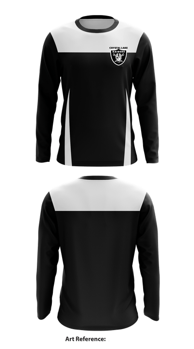 Crystal Lake Raiders 58761044 Long Sleeve Performance Shirt - 1