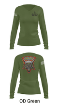 18th Ordnance Company EOD 8486026 Women's Long Sleeve V-neck Shirt - 32