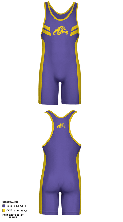 McAllen High School Wrestling 38465175 Wrestling Singlet - 1