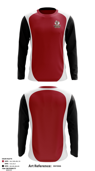 Tuloso-Midway High School Soccer 27216410 Long Sleeve Performance Shirt - 1