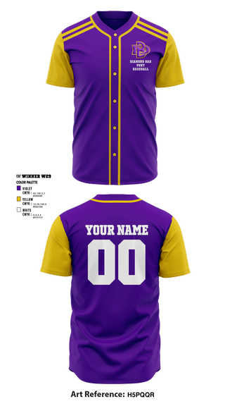 Full Button Baseball Jersey, Diamond Bar Pony Baseball, Baseball, Teamtime, Team time, sublimation, custom sports apparel, team uniforms, spirit wear, spiritwear, sports uniforms, custom shirts, team store, custom team store, fundraiser sports, apparel fundraiser