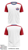 Land Park Pacific Little League 64936932 Short Sleeve Performance Shirt - 1