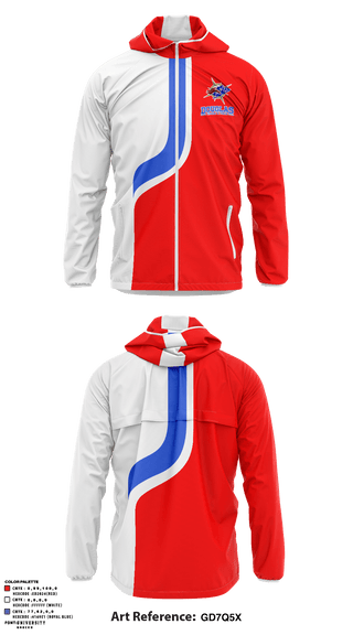 Windbreaker, Douglas High School Track, Track & Field, Teamtime, Team time, sublimation, custom sports apparel, team uniforms, spirit wear, spiritwear, sports uniforms, custom shirts, team store, custom team store, fundraiser sports, apparel fundraiser