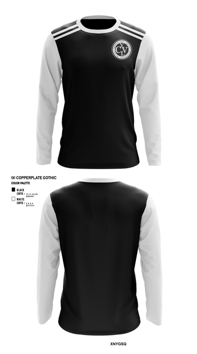 Connecticut Valley Youth Lacrosse 64909220 Long Sleeve Performance Shirt - 1