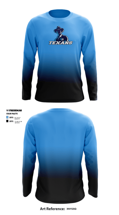 Sam Rayburn High School Cross Country 61972841 Long Sleeve Performance Shirt - 1