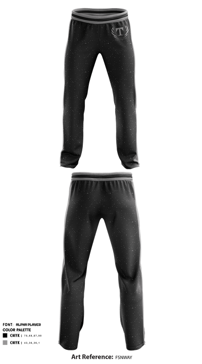Dominion High School Gymnastics 4525189 Sweatpants - 1