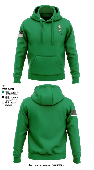 India Co 2nd Plt 1st Sqd 13280469 Hoodie - 1