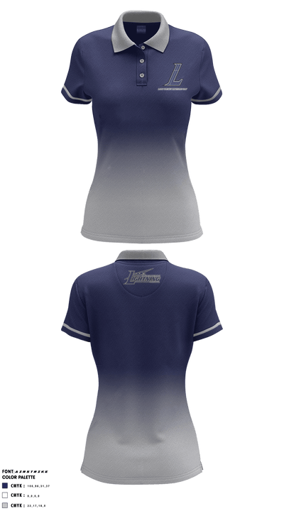 Lake Country Lutheran Golf 23096328 Women's Short Sleeve Performance Polo  - 2