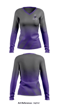 Mile High Elites FC 3524379 Women's Long Sleeve V-neck Shirt - 5