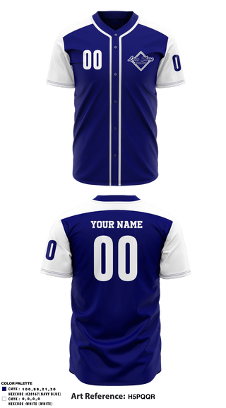 Two Button Baseball Jersey, Lakeshore Youth Baseball Association, Baseball, Teamtime, Team time, sublimation, custom sports apparel, team uniforms, spirit wear, spiritwear, sports uniforms, custom shirts, team store, custom team store, fundraiser sports, apparel fundraiser