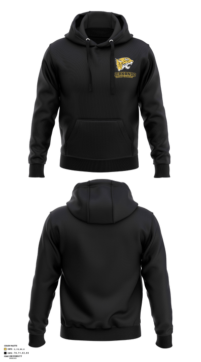 Hernando High School Cross Country 34767587 Hoodie - 2