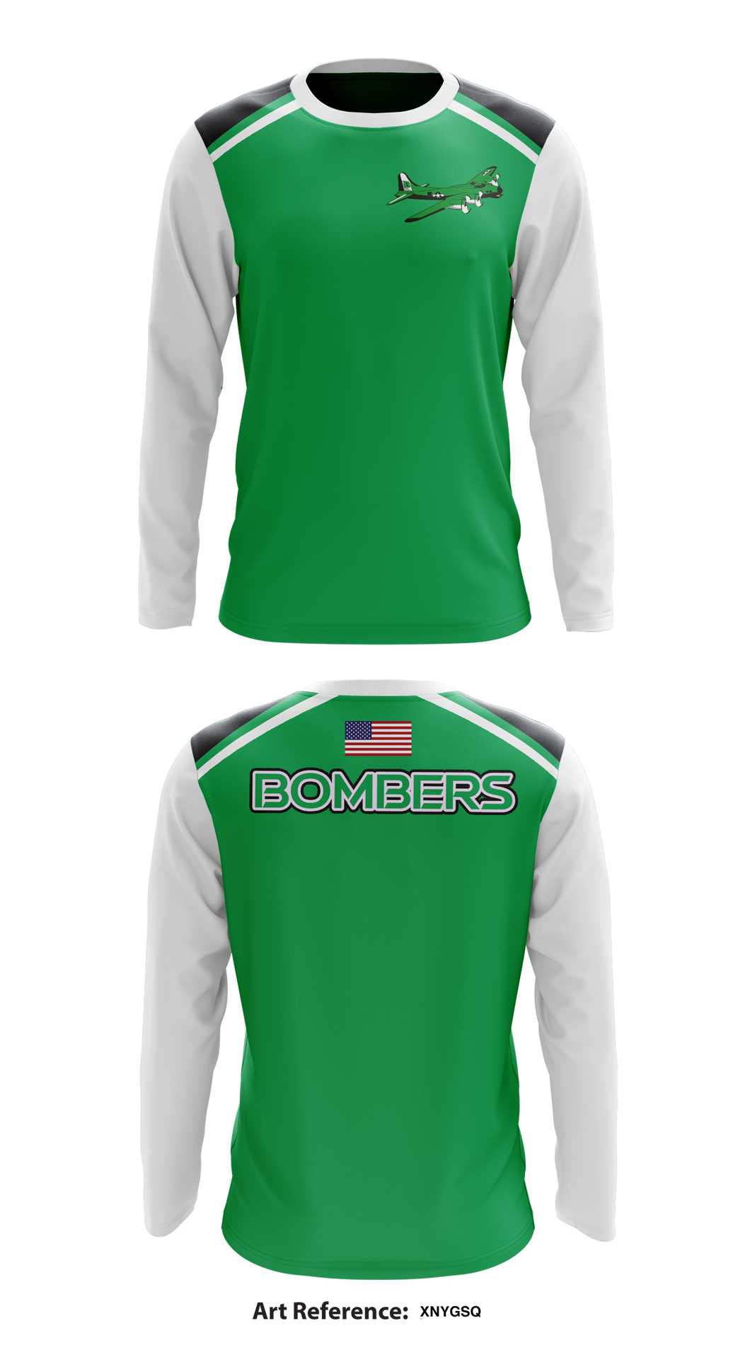Bombers 87119856 Long Sleeve Performance Shirt - 1