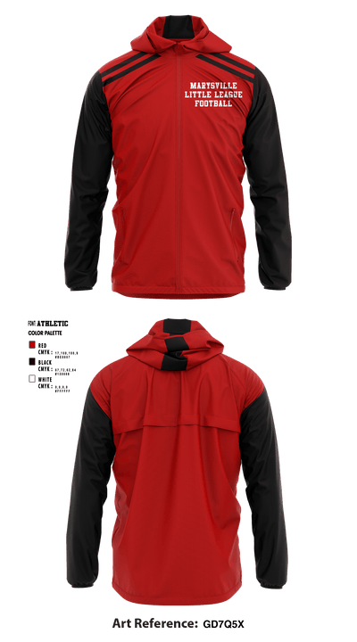 Marysville Little League Football 6389973 Windbreaker - 1
