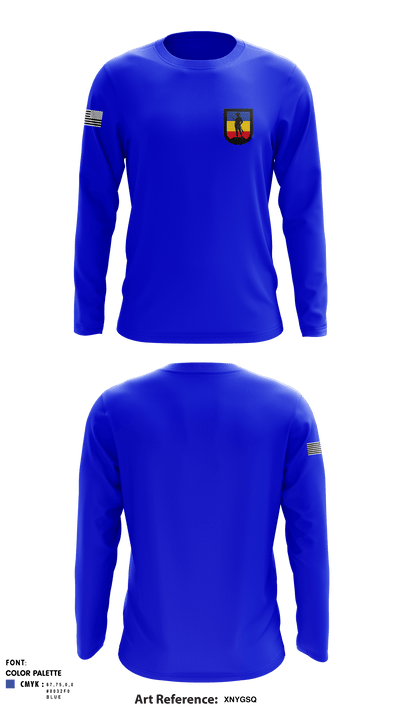 117th RTI 30512268 Long Sleeve Performance Shirt - 1