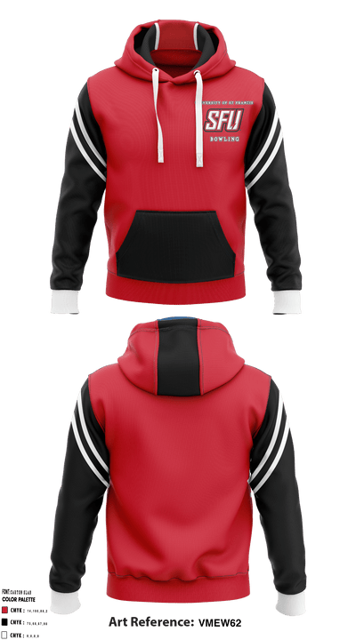 University of St Francis bowling 66161632 Hoodie - 1