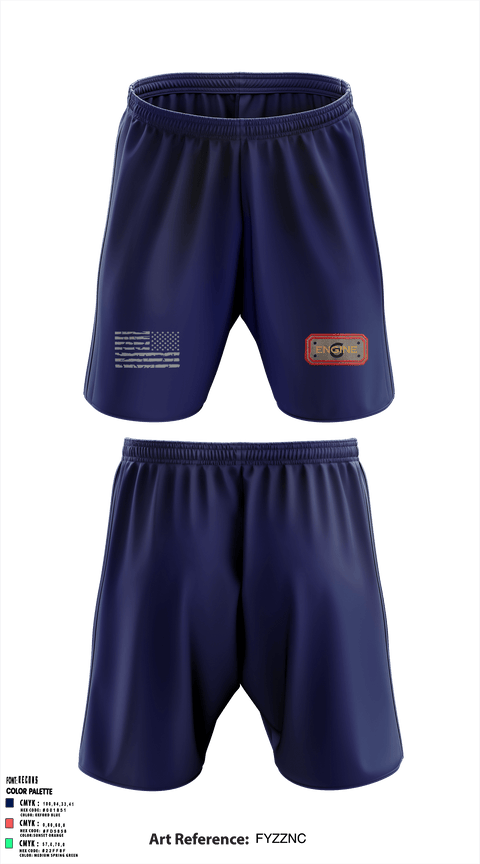 Athletic Shorts With Pockets, Engine Company 6Engine Company 6, Fire Department, Teamtime, Team time, sublimation, custom sports apparel, team uniforms, spirit wear, spiritwear, sports uniforms, custom shirts, team store, custom team store, fundraiser sports, apparel fundraiser