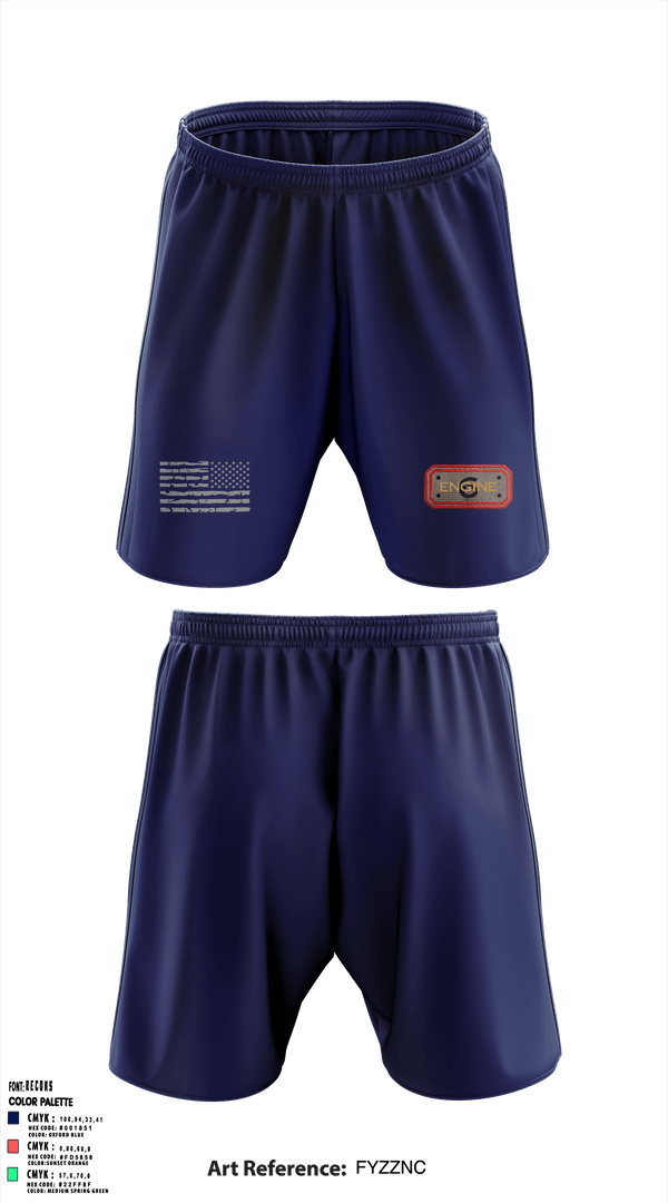 Athletic Shorts With Pockets, Engine Company 6Engine Company 6, Fire Department, Teamtime, Team time, sublimation, custom sports apparel, team uniforms, spirit wear, spiritwear, sports uniforms, custom shirts, team store, custom team store, fundraiser sports, apparel fundraiser