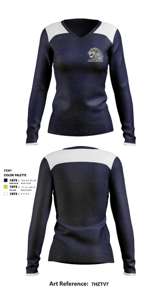 Women's Long Sleeve Vneck Shirt, Loganville Christian Academy Softball, Softball, Teamtime, Team time, sublimation, custom sports apparel, team uniforms, spirit wear, spiritwear, sports uniforms, custom shirts, team store, custom team store, fundraiser sports, apparel fundraiser