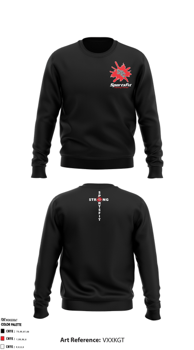 SportsFit Training Center 14906019 Crew Neck Sweatshirt - 1