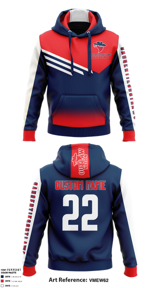 Hoodie, Saugerties Outlaws Youth Football, Football, Teamtime, Team time, sublimation, custom sports apparel, team uniforms, spirit wear, spiritwear, sports uniforms, custom shirts, team store, custom team store, fundraiser sports, apparel fundraiser