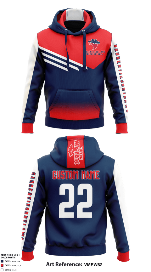 Hoodie, Saugerties Outlaws Youth Football, Football, Teamtime, Team time, sublimation, custom sports apparel, team uniforms, spirit wear, spiritwear, sports uniforms, custom shirts, team store, custom team store, fundraiser sports, apparel fundraiser