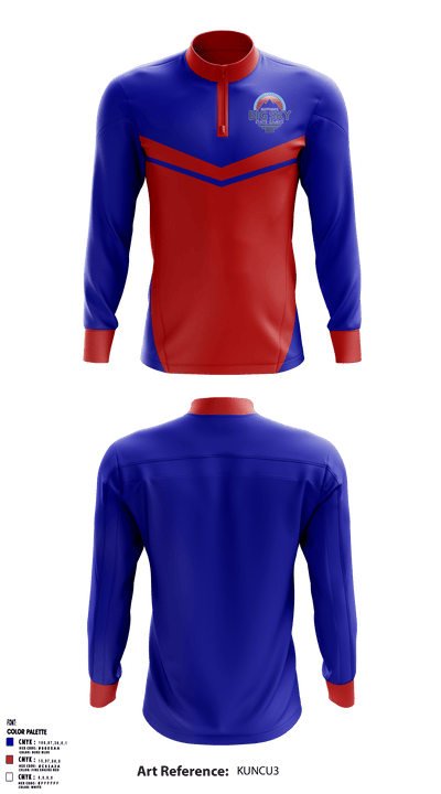 Big Sky State Games 4194339 Quarter Zip Jacket - 1
