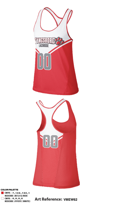 Tyngsboro Youth Lacrosse 56353565 Tank Top - 1