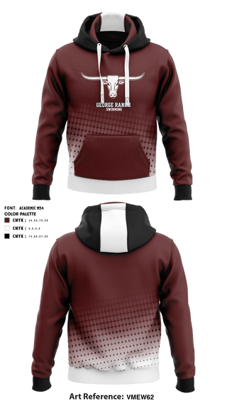 Hoodie, George Ranch High School Swimming, School Spirit Store, Teamtime, Team time, sublimation, custom sports apparel, team uniforms, spirit wear, spiritwear, sports uniforms, custom shirts, team store, custom team store, fundraiser sports, apparel fundraiser