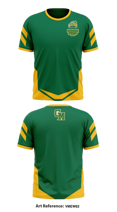 George Mason University 47699393 Short Sleeve Performance Shirt - 1