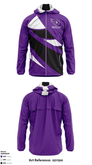 Windbreaker, Burbank Titans Youth Football, Football, Teamtime, Team time, sublimation, custom sports apparel, team uniforms, spirit wear, spiritwear, sports uniforms, custom shirts, team store, custom team store, fundraiser sports, apparel fundraiser