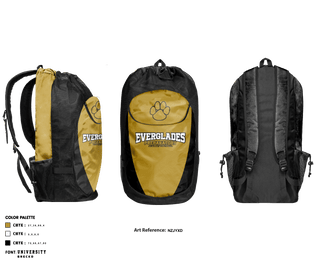 Gear Bag, Everglades Preparatory Academy Football, Football, Teamtime, Team time, sublimation, custom sports apparel, team uniforms, spirit wear, spiritwear, sports uniforms, custom shirts, team store, custom team store, fundraiser sports, apparel fundraiser