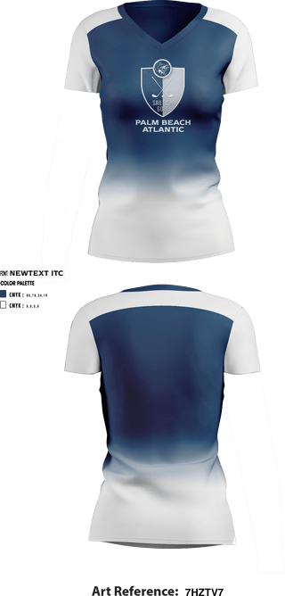 Women's Short Sleeve Vneck Shirt, Palm Beach Atlantic University Golf, Golf, Teamtime, Team time, sublimation, custom sports apparel, team uniforms, spirit wear, spiritwear, sports uniforms, custom shirts, team store, custom team store, fundraiser sports, apparel fundraiser