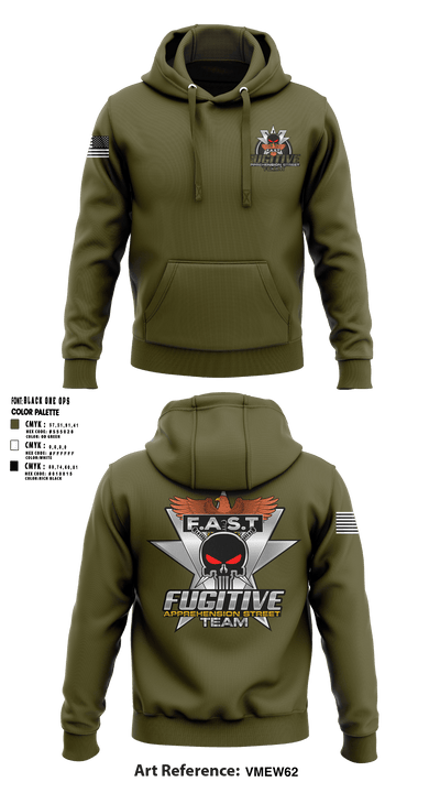 Fugitive apprehension street team 83350124 Hoodie - 1
