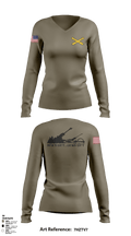 Delta 1-129 FA 60459274 Women's Long Sleeve V-neck Shirt - 1