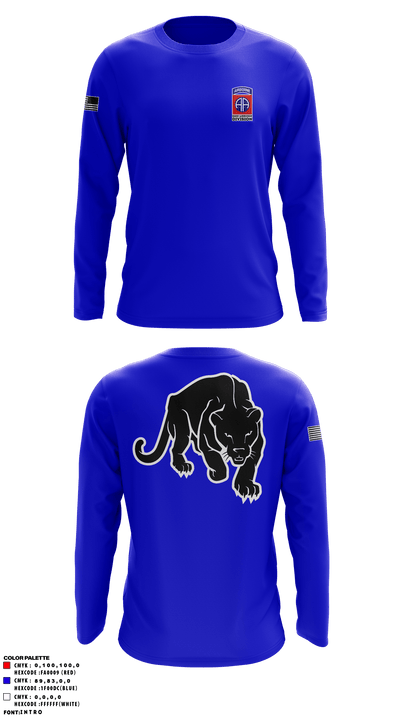 82nd Airborne Division 13131844 Long Sleeve Performance Shirt - 2