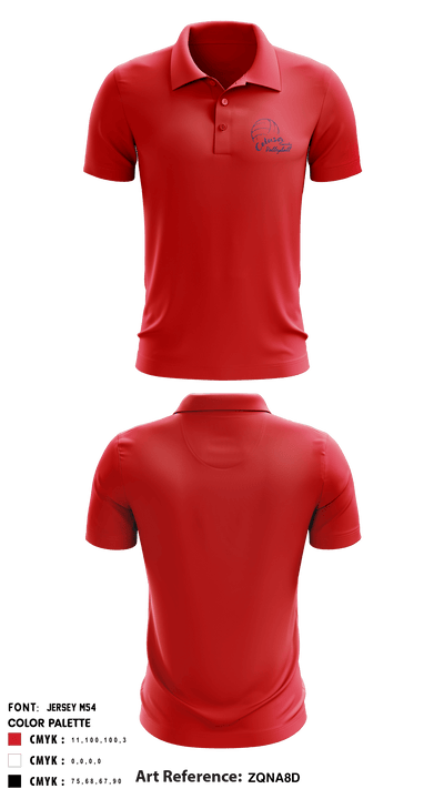 Colusa High School Volleyball 88435722 Short Sleeve Performance Polo - 4
