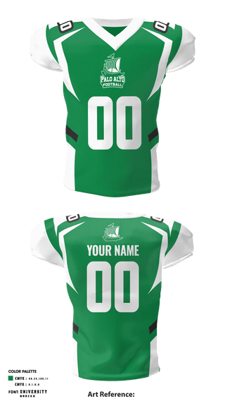 Football Jersey, Palo Alto High School Football, Football, Teamtime, Team time, sublimation, custom sports apparel, team uniforms, spirit wear, spiritwear, sports uniforms, custom shirts, team store, custom team store, fundraiser sports, apparel fundraiser