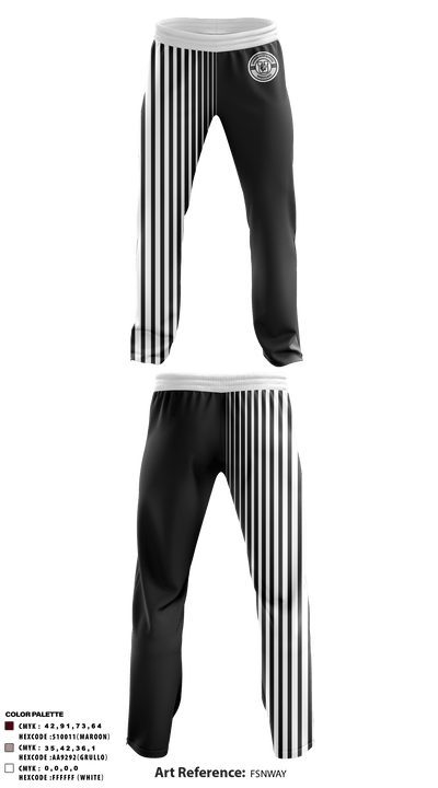 Uvalde High School Wrestling Team 20457756 Sweatpants with zipper bottoms - 3
