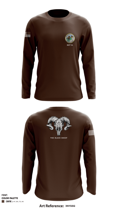 Beachmaster Unit Two 44478017 Long Sleeve Performance Shirt - 2