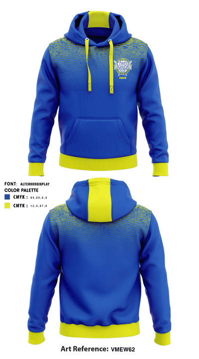 Tattnall County High School Track 30912686 Hoodie - 1